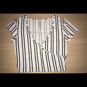 Stripped cropped top